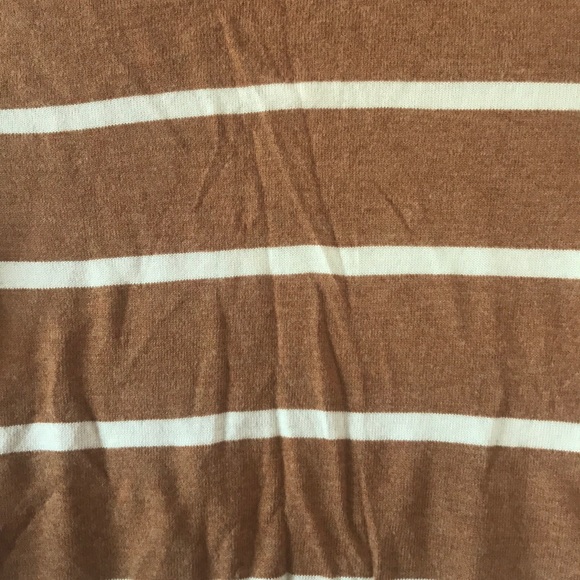 Caramel & White Striped Sweater - Picture 6 of 6